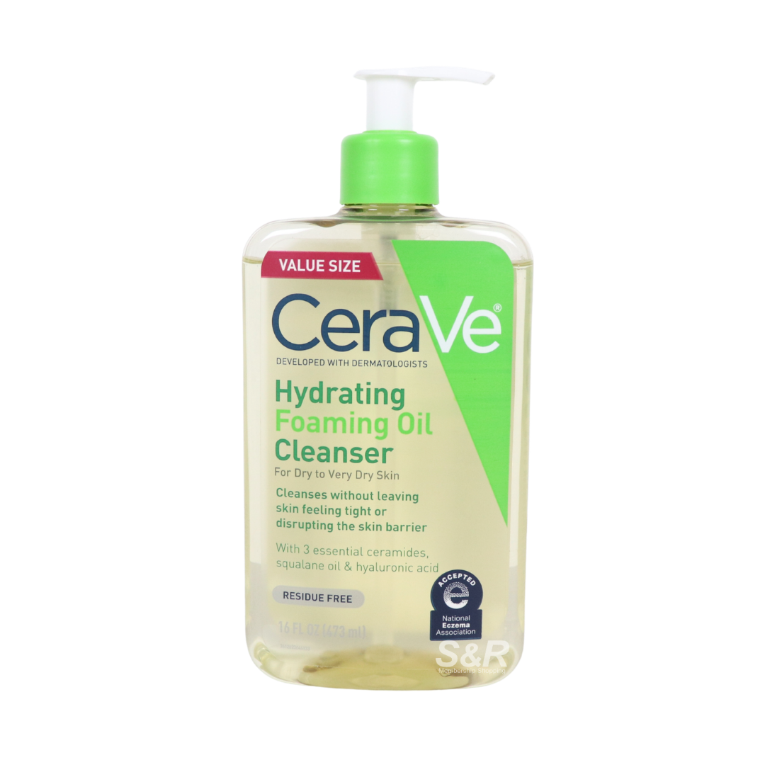 Cerave Hydrating Foaming Oil Cleanser 473mL